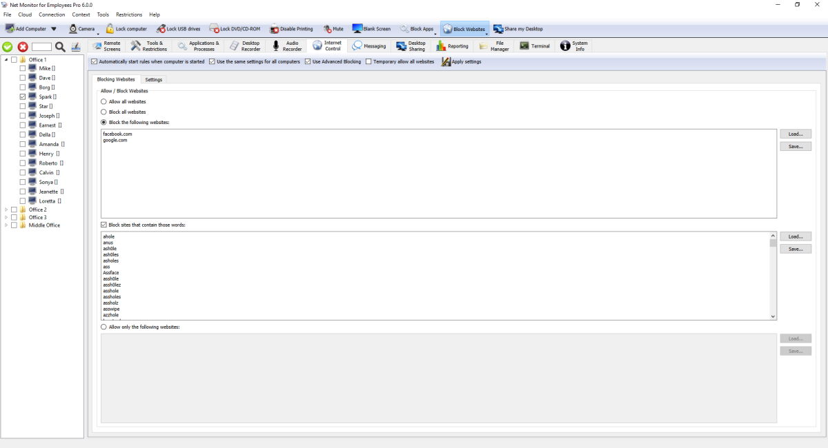 internet blocking software